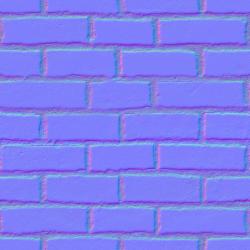 Seamless Textures of Wall Bricks + Normal & Bump Mapping